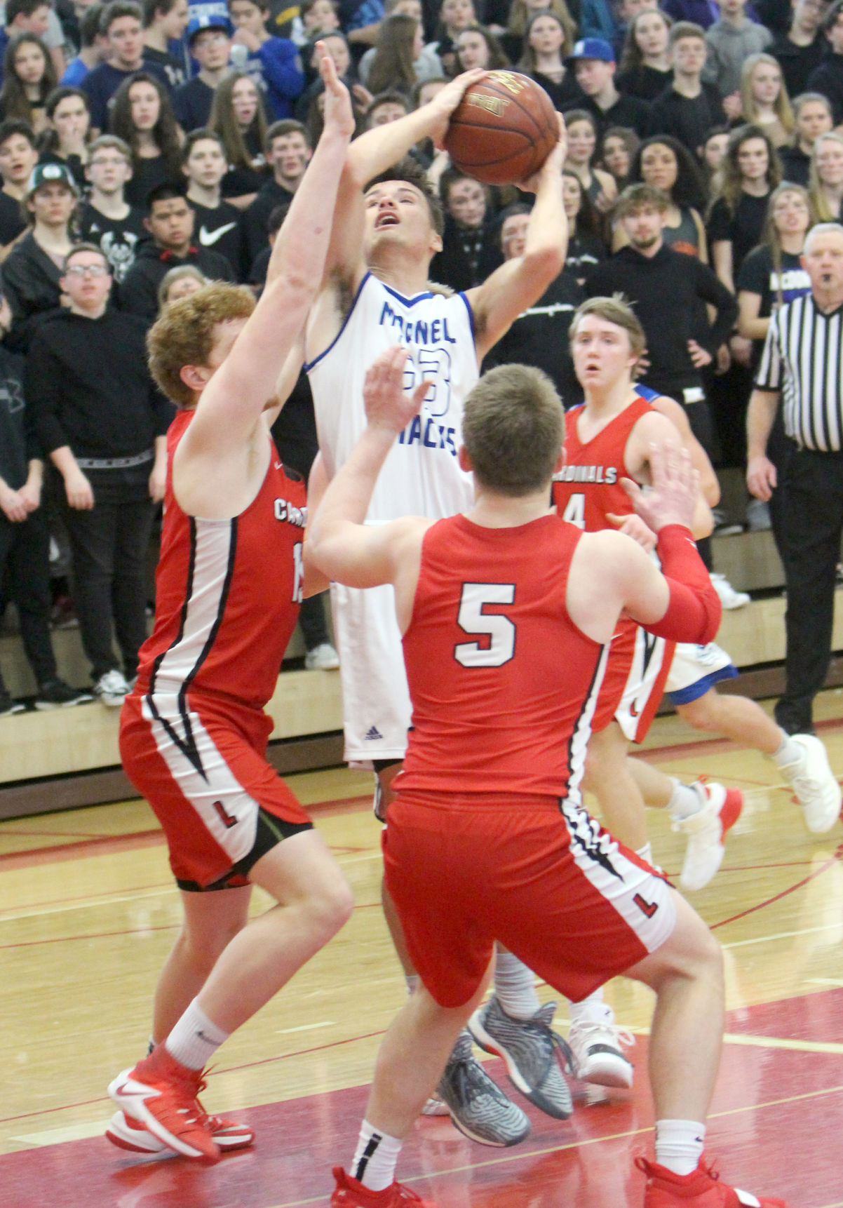 McDonell boys basketball vs Luck at Chi-Hi 3-9-19